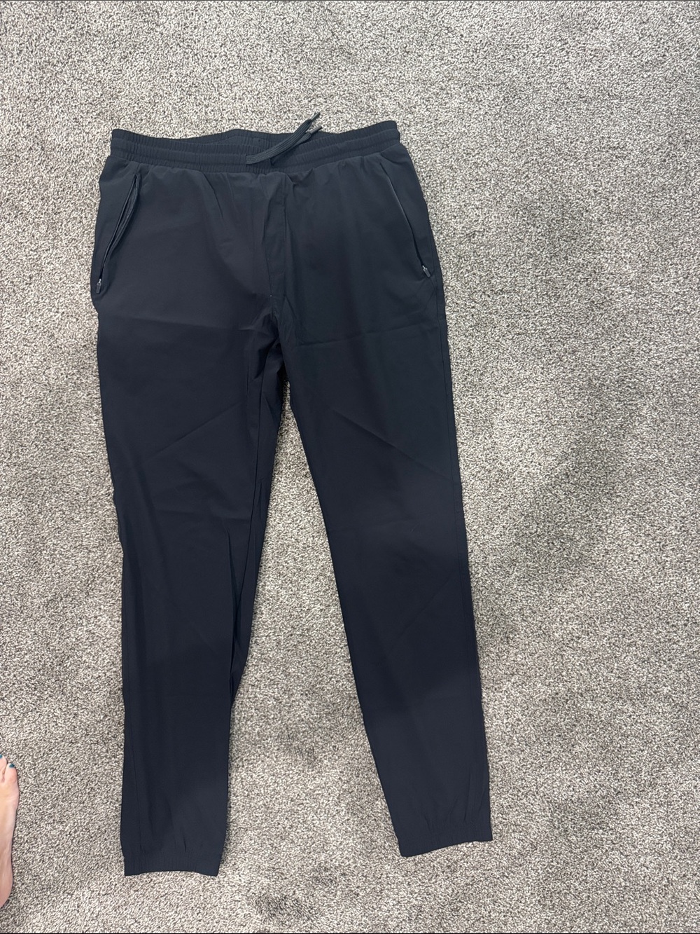 Men's Black Athletic Jogger Pants